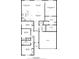 A floor plan showcasing the layout of the home, including bedrooms, living spaces, and bathrooms at 9433 Channing Hill Dr, Sun City Center, FL 33573