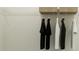 Organized closet featuring shelving and hanging storage for clothing at 9816 Minnow Ray Dr, Land O Lakes, FL 34638