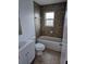 Updated bathroom featuring a shower-tub combination with tiled walls and a modern vanity at 12619 98Th St, Largo, FL 33773