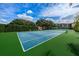 Well maintained tennis court for residents' enjoyment at 1805 Mariner Dr # 52, Tarpon Springs, FL 34689
