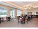 Spacious restaurant with tables, chairs, and a bar area at 18111 Paradise Point Dr, Tampa, FL 33647
