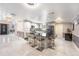 Spacious kitchen featuring a large island with seating, stainless steel appliances, and ample counter space at 3443 16Th Ave S, St Petersburg, FL 33711