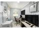 Functional office space with dual monitors, a comfortable chair, and ample desk space at 3443 16Th Ave S, St Petersburg, FL 33711
