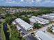 Wide aerial view of the complex showing well maintained community and landscaping at 5810 21St N St # 10, St Petersburg, FL 33714