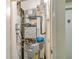 Utility closet with water heater and HVAC unit at 5940 Pelican Bay S Plz # 504, Gulfport, FL 33707