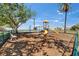 Bright and colorful playground with slides, climbing structures, and a soft landing surface for children to enjoy at 611 Destiny Dr # 205, Ruskin, FL 33570