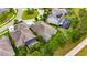 A lush backyard compliments this homes position on a cul-de-sac street in a desirable neighborhood at 6611 Current Dr, Apollo Beach, FL 33572