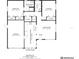 Detailed floor plan of the home highlighting room dimensions and layout at 711 6Th Ne St, Largo, FL 33770