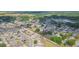 Aerial view of a residential neighborhood with a mix of green spaces and well-maintained homes at 7939 Merchantville Cir, Zephyrhills, FL 33540