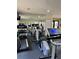 Well-equipped gym with a treadmill, elliptical, and mirrored wall in a clean and modern space at 10100 Sailwinds N Blvd # 203, Largo, FL 33773