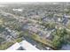 Wide aerial view showcasing mature landscaping and well-maintained exteriors, with ample parking and nearby conveniences at 1095 82Nd N Ter # 1095A, St Petersburg, FL 33702