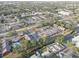 A beautiful aerial view showing the layout of the neighborhood and highlighting community features, mature trees, and well-maintained streets at 1095 82Nd N Ter # 1095A, St Petersburg, FL 33702