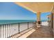 Relaxing balcony space with ocean view for dining or enjoying the sunset at 13600 Gulf Blvd # 700A, St Petersburg, FL 33708