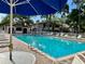 Enjoy this community pool, perfect for relaxation and recreation at 3025 Bonaventure Cir # 103, Palm Harbor, FL 34684