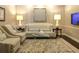 Cozy living room with soft seating, ambient lighting, and stylish decor for relaxation and comfort at 331 Cleveland St # 320, Clearwater, FL 33755