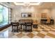 Inviting lobby featuring a seating area with elegant decor, including a water feature wall at 331 Cleveland St # 320, Clearwater, FL 33755