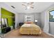 Sun-filled bedroom with hardwood floors and an open closet design at 3961 15Th N Ave, St Petersburg, FL 33713