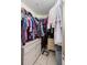 Walk-in closet with built-in shelving and drawers, providing ample storage space at 6475 Shoreline Dr # 5403, St Petersburg, FL 33708