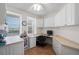 Office featuring custom cabinetry and a view from the window at 6475 Shoreline Dr # 5403, St Petersburg, FL 33708