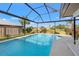 Inviting screened-in pool area with clear blue water and lush landscaping for outdoor enjoyment and privacy at 7201 15Th Ne Ct, St Petersburg, FL 33702