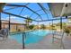 Sparkling pool with screen enclosure, perfect for outdoor relaxation and entertaining at 7201 15Th Ne Ct, St Petersburg, FL 33702