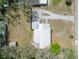Bird's eye view of the property showcasing surrounding area and location of the home at 827 Louise St, Brandon, FL 33511
