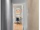 Dedicated home office space featuring hardwood floors and neutral paint offering a quiet work environment at 115 21St Ne Ave, St Petersburg, FL 33704