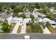 Areal view of the property with landscaping, surrounding neighborhood, and street access at 1759 Massachusetts Ne Ave, St Petersburg, FL 33703