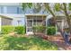 The property has a screened lanai and manicured garden at 18236 Paradise Point Dr, Tampa, FL 33647