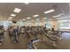 Well-equipped fitness center with modern exercise machines and natural light for a healthy lifestyle at 18236 Paradise Point Dr, Tampa, FL 33647