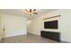 Open living room with modern flooring, contemporary ceiling fan, and natural light, perfect for relaxation at 18236 Paradise Point Dr, Tampa, FL 33647