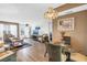 Open living and dining area with contemporary decor and bright natural light at 1847 Shore S Dr # 507, South Pasadena, FL 33707