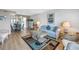 Bright living room with modern decor, and an open floor plan at 1847 Shore S Dr # 507, South Pasadena, FL 33707
