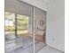 Sun room with view to the back yard at 2005 Greenbriar Blvd # 7, Clearwater, FL 33763