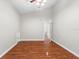 Spacious bedroom with hardwood floors and ample closet space at 20403 Walnut Grove Ln, Tampa, FL 33647