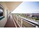 Condo balcony with views of the surrounding cityscape at 2960 59Th S St # 615, Gulfport, FL 33707