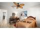 Guest bedroom with a cozy bed and decorative desk at 2960 59Th S St # 615, Gulfport, FL 33707