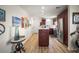 Kitchen with wood cabinets and laminate floors at 2960 59Th S St # 615, Gulfport, FL 33707