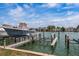 The property includes a private boat lift system and access to waterfront activities at 311 Island Way # 101, Clearwater Beach, FL 33767
