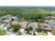 An expansive view showcasing the connectivity with roads, local businesses, and natural surroundings at 4608 Kilcoyne Ct, Lutz, FL 33558