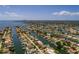 A waterfront property featuring canal access, a private boat dock and neighborhood views at 2063 Illinois Ne Ave, St Petersburg, FL 33703