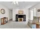 Comfortable living room with a traditional design, featuring plush seating and classic decor for a cozy atmosphere at 2241 Shelly Dr # D, Palm Harbor, FL 34684