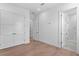 Bedroom boasting hardwood floors, closet, and bathroom access at 3406 W Alline Ave, Tampa, FL 33611