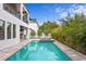 Beautiful backyard pool and spa with an outdoor kitchen at 3406 W Alline Ave, Tampa, FL 33611