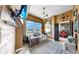 Stylish bedroom with floor to ceiling windows, city views and art decorated walls with access to other rooms at 345 Bayshore Blvd # Gp10, Tampa, FL 33606