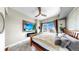 Bright main bedroom with a ceiling fan, and a window with a cityscape view at 345 Bayshore Blvd # Gp10, Tampa, FL 33606