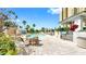 Community swimming pool with outdoor seating and BBQ area at 345 Bayshore Blvd # Gp10, Tampa, FL 33606