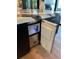 Kitchen island featuring an ice maker at 389 Bayview Ne Dr, St Petersburg, FL 33704
