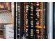 Wine storage featuring temperature control and decorative display at 389 Bayview Ne Dr, St Petersburg, FL 33704
