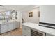 Bright kitchen featuring modern white countertops and cabinetry at 515 Leffingwell Ave # 211, Ellenton, FL 34222